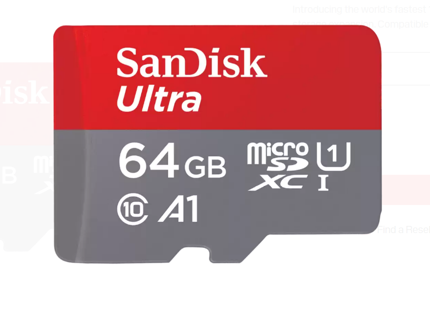 Sandisk Ultra Micro SD Card | microSDXC, UHS-I, Up to 150 MB/s Speed | 64GB, 128GB, 256GB, 512GB, 1TB, 1.5TB Sandisk Ultra Micro SD Card | microSDXC, UHS-I, Up to 150 MB/s Speed | 64GB, 128GB, 256GB, 512GB, 1TB, 1.5TB